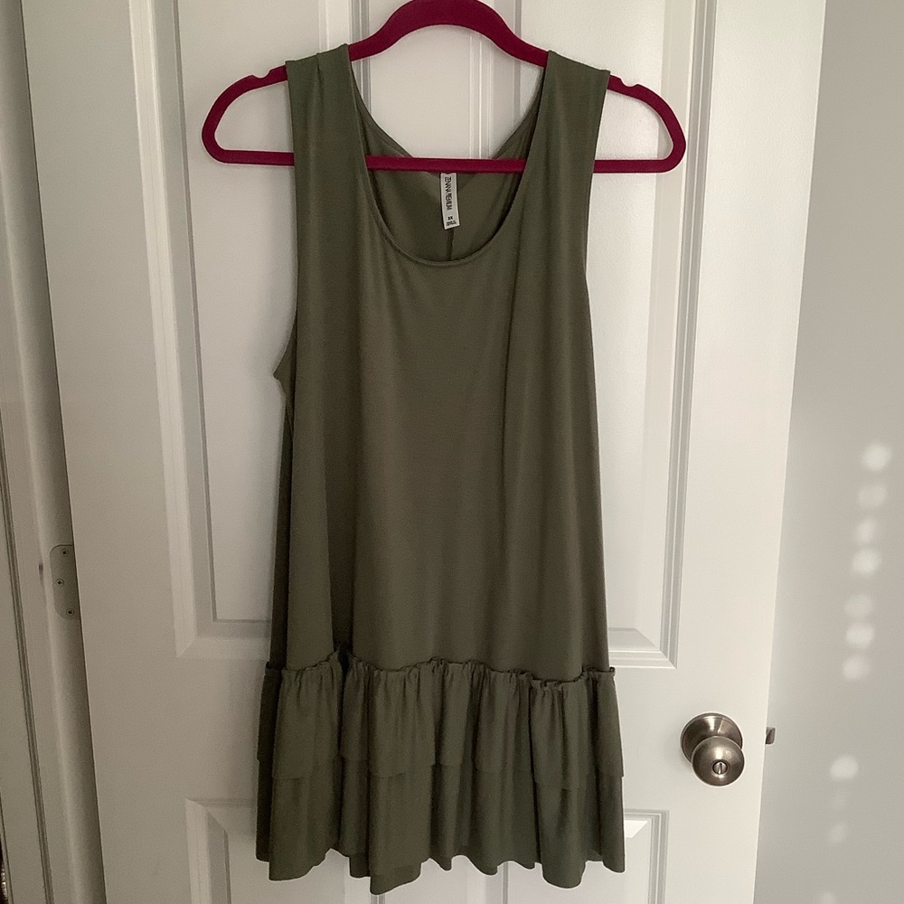 2X Zenana Ruffle Tank